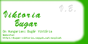 viktoria bugar business card