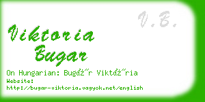 viktoria bugar business card